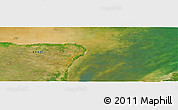 Satellite Panoramic Map of the area around 0° 21' 0" S, 48° 22' 30" W