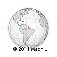 Outline Map of the Area around 0° 21' 0" S, 53° 28' 30" W, rectangular outline