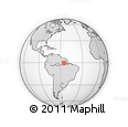 Outline Map of the Area around 0° 21' 0" S, 55° 10' 29" W, rectangular outline