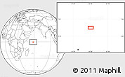 Blank Location Map of the area around 0° 21' 0" S, 57° 52' 30" E