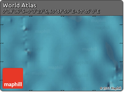 Satellite Map of the Area around 0° 21' 0" S, 61° 16' 29" E