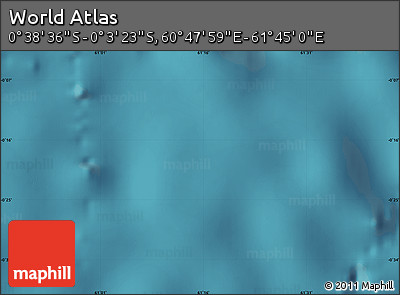 Satellite Map of the Area around 0° 21' 0" S, 61° 16' 29" E
