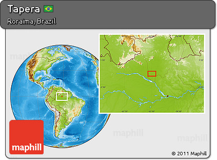 Physical Location Map of Tapera