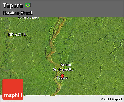 Satellite Panoramic Map of Tapera
