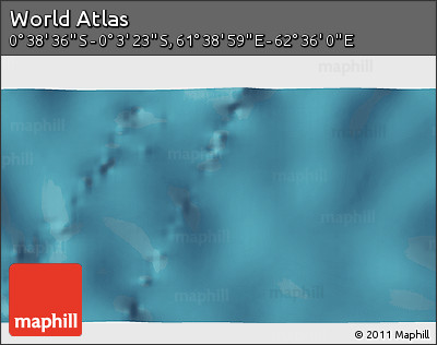 Satellite 3D Map of the Area around 0° 21' 0" S, 62° 7' 30" E