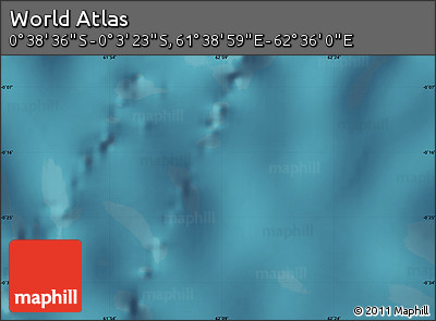 Satellite Map of the Area around 0° 21' 0" S, 62° 7' 30" E