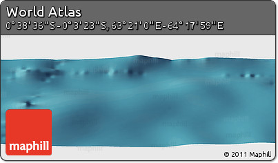 Satellite Panoramic Map of the Area around 0° 21' 0" S, 63° 49' 30" E