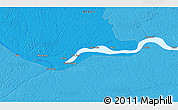 Political 3D Map of the area around 0° 21' 0" S, 66° 13' 29" W