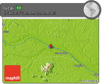 Physical 3D Map of Iucaí