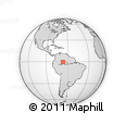 Outline Map of the Area around 0° 21' 0" S, 67° 4' 29" W, rectangular outline