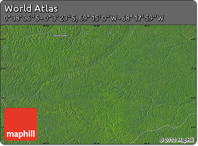 Satellite Map of the Area around 0° 21' 0" S, 68° 46' 30" W