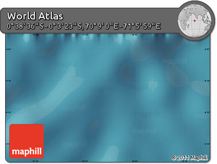 Satellite Map of the Area around 0° 21' 0" S, 70° 37' 30" E
