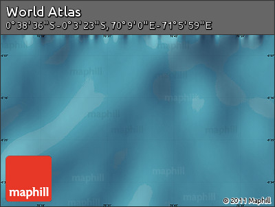 Satellite Map of the Area around 0° 21' 0" S, 70° 37' 30" E
