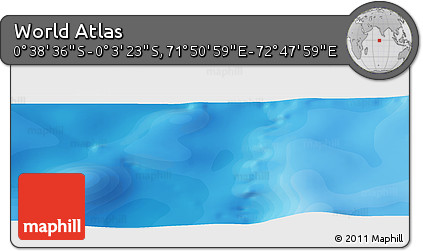Political Panoramic Map of the Area around 0° 21' 0" S, 72° 19' 29" E