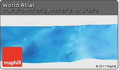 Political Panoramic Map of the Area around 0° 21' 0" S, 72° 19' 29" E