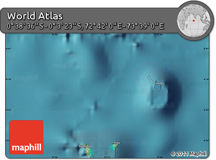 Satellite Map of the Area around 0° 21' 0" S, 73° 10' 30" E