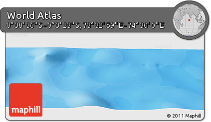 Political Panoramic Map of the Area around 0° 21' 0" S, 74° 1' 30" E