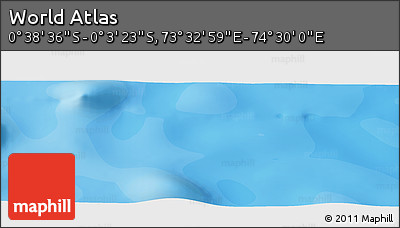 Political Panoramic Map of the Area around 0° 21' 0" S, 74° 1' 30" E