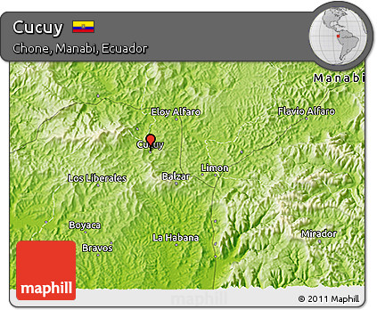 Physical 3D Map of Cucuy