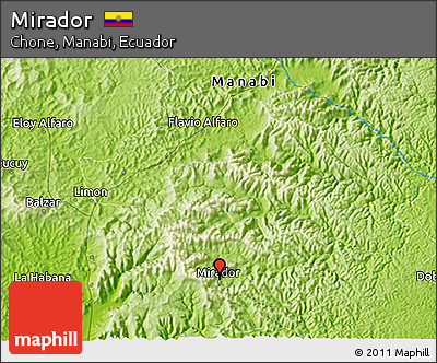 Physical 3D Map of Mirador