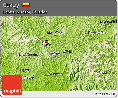 Physical 3D Map of Cucuy