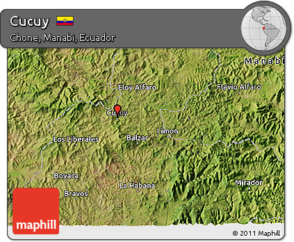 Satellite 3D Map of Cucuy