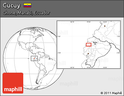 Blank Location Map of Cucuy