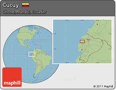 Savanna Style Location Map of Cucuy