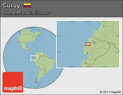 Savanna Style Location Map of Cucuy