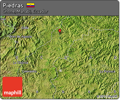 Satellite Map of Piedras