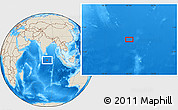 Shaded Relief Location Map of the area around 0° 21' 0" S, 81° 40' 30" E