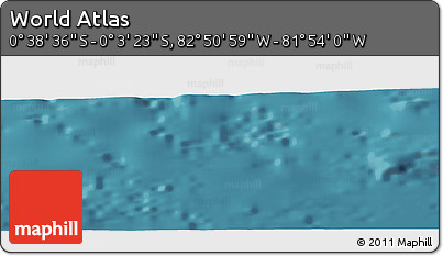 Satellite Panoramic Map of the Area around 0° 21' 0" S, 82° 22' 30" W
