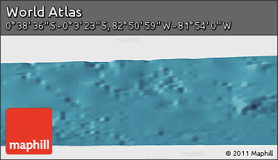 Satellite Panoramic Map of the Area around 0° 21' 0" S, 82° 22' 30" W