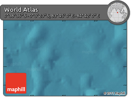Satellite Map of the Area around 0° 21' 0" S, 84° 13' 29" E