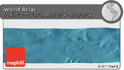 Satellite Panoramic Map of the Area around 0° 21' 0" S, 84° 4' 29" W