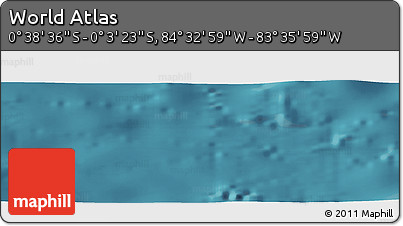 Satellite Panoramic Map of the Area around 0° 21' 0" S, 84° 4' 29" W