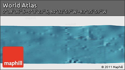 Satellite Panoramic Map of the Area around 0° 21' 0" S, 84° 4' 29" W
