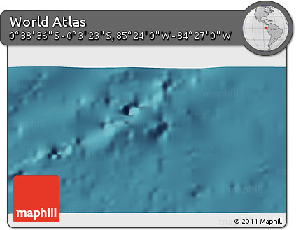 Satellite 3D Map of the Area around 0° 21' 0" S, 84° 55' 30" W