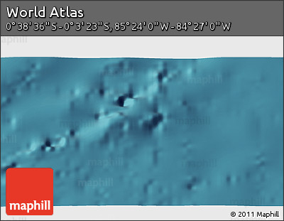 Satellite 3D Map of the Area around 0° 21' 0" S, 84° 55' 30" W
