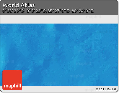 Political 3D Map of the Area around 0° 21' 0" S, 85° 55' 30" E