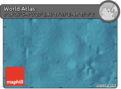 Satellite Map of the Area around 0° 21' 0" S, 86° 46' 30" E