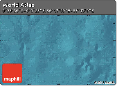 Satellite Map of the Area around 0° 21' 0" S, 86° 46' 30" E