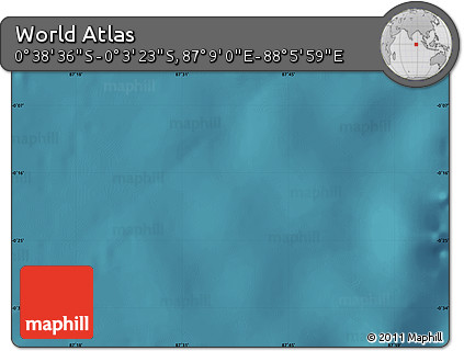 Satellite Map of the Area around 0° 21' 0" S, 87° 37' 30" E