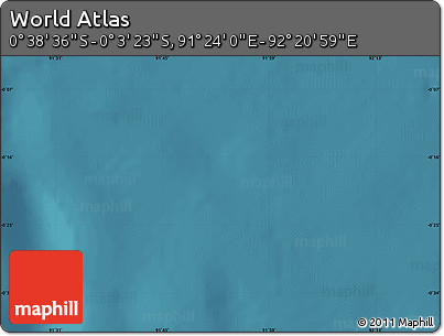 Satellite Map of the Area around 0° 21' 0" S, 91° 52' 30" E