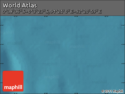 Satellite Map of the Area around 0° 21' 0" S, 91° 52' 30" E