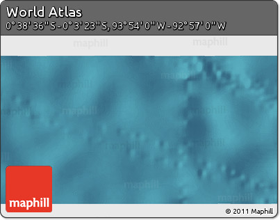 Satellite 3D Map of the Area around 0° 21' 0" S, 93° 25' 30" W