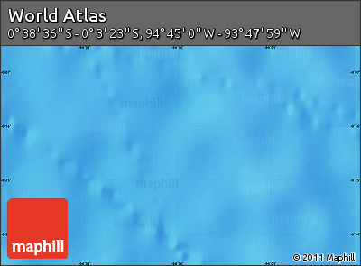Physical Map of the Area around 0° 21' 0" S, 94° 16' 30" W