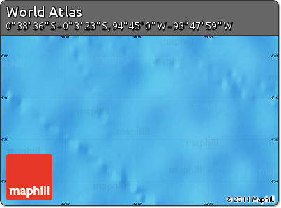 Physical Map of the Area around 0° 21' 0" S, 94° 16' 30" W
