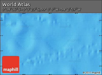 Physical Map of the Area around 0° 21' 0" S, 98° 31' 30" W