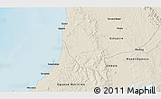 Shaded Relief 3D Map of the area around 0° 21' 0" S, 9° 25' 30" E